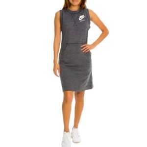 Nike Active Sleeveless Dress with Pockets Gray Small